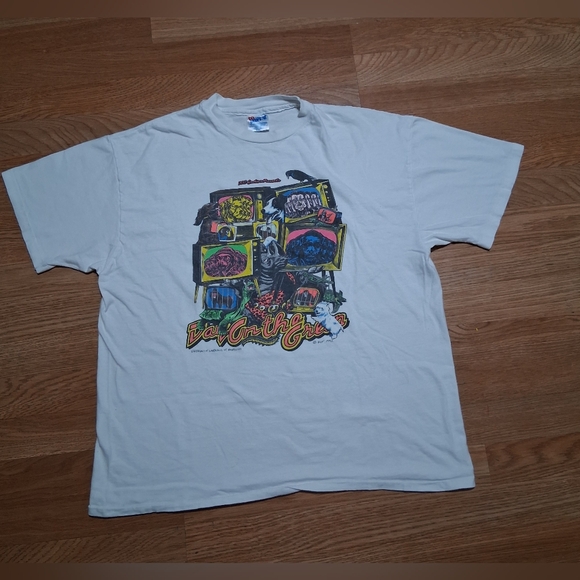 Vintage Bill Graham T Shirt 1992 Single Stich Sz. XL Made In Usa White Color